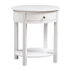 Asstd National Brand Cypress Living Room Collection Storage 1-drawer End Table In White