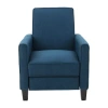 Asstd National Brand Darvis Track-arm Recliner In Blue