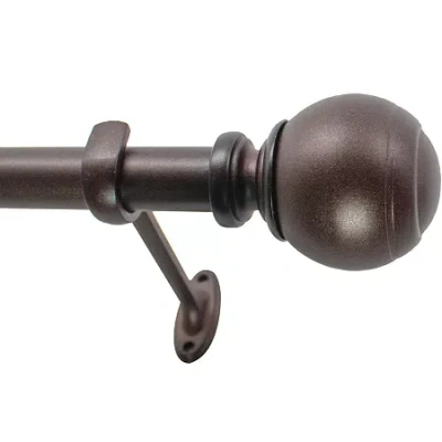 Asstd National Brand Decopolitan Ball Adjustable Curtain Rod In Red