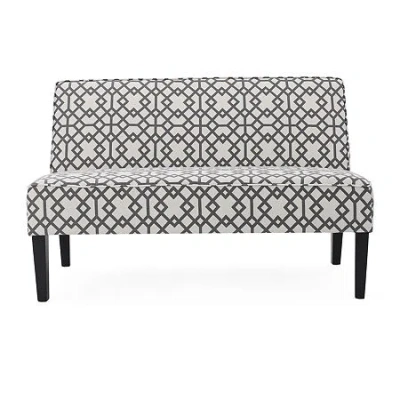 Asstd National Brand Dejon Upholstered Loveseat In Gray