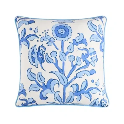 Asstd National Brand Delilah Square Throw Pillow In Blue
