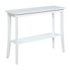 Asstd National Brand Design2go Baja Console Table In White