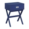 Asstd National Brand Designs2go Living Room Collection Storage 1-drawer End Table In Blue