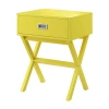 Asstd National Brand Designs2go Living Room Collection Storage 1-drawer End Table In Yellow