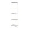 Asstd National Brand Designs2go No Tools 4-shelf Standard Bookshelf In White
