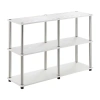 Asstd National Brand Designs2go No Tools Console Table With Shelves In White