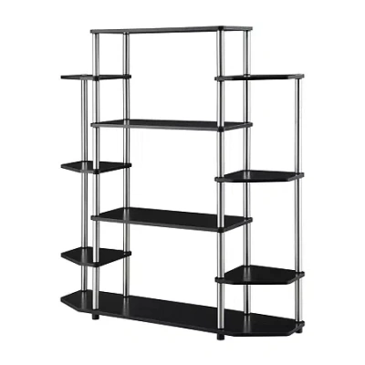 Asstd National Brand Designs2go Office And Library Collection 10-shelf Bookcase In Black