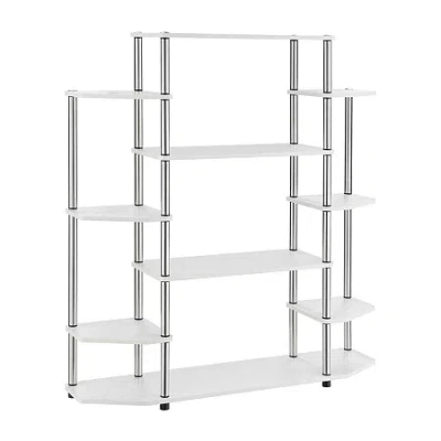 Asstd National Brand Designs2go Office And Library Collection 10-shelf Bookcase In White