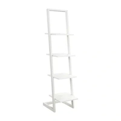 Asstd National Brand Designs2go Office And Library Collection 4-shelf Bookcase In White
