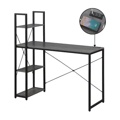 Asstd National Brand Designs2go Office And Library Collection Writing Desk In Black