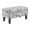 Asstd National Brand Designs4comfort Storage Lift-top Ottoman In Gray