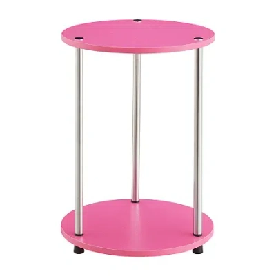 Asstd National Brand Desing2go End Table In Pink