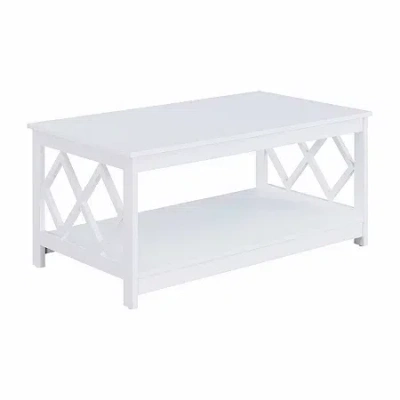 Asstd National Brand Diamond Living Room Collection Coffee Table In White
