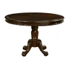 Asstd National Brand Doloros Dining And Kitchen Collection Round Wood-top Dining Table In Brown
