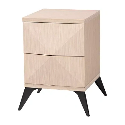 Asstd National Brand Draper 2-drawer Nightstand In Brown