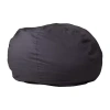 Asstd National Brand Duncan Bean Bag Chair In Gray