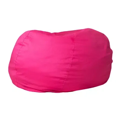 Asstd National Brand Duncan Bean Bag Chair In Pink