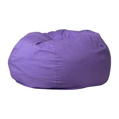 Asstd National Brand Duncan Bean Bag Chair In Purple