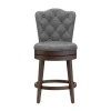 Asstd National Brand Edenwood Counter Height Swivel Bar Stool In Brown