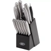 Asstd National Brand Edgefield Stainless Steel 14-pc. Knife Block Set In Silver