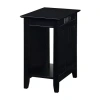 Asstd National Brand Edison Living Room Collection End Table In Black