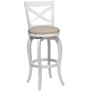 Asstd National Brand Ellendale Counter-height Bar Stool In White