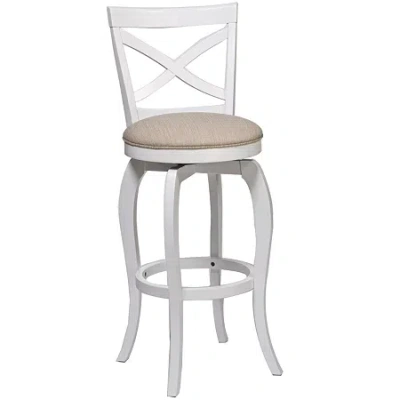 Asstd National Brand Ellendale Counter-height Bar Stool In White