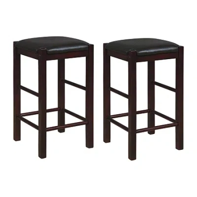 Asstd National Brand Ellery Kitchen And Dinning Room Collection 2-pc. Bar Stool In Brown