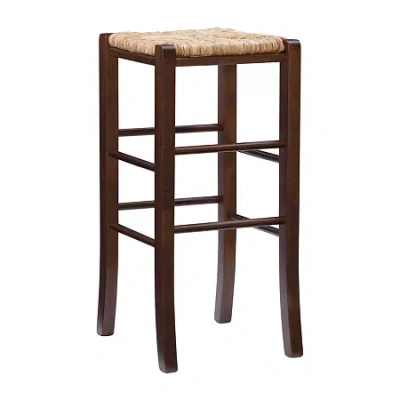 Asstd National Brand Ellery Kitchen And Dinning Room Collection 2-pc. Bar Stool In Brown