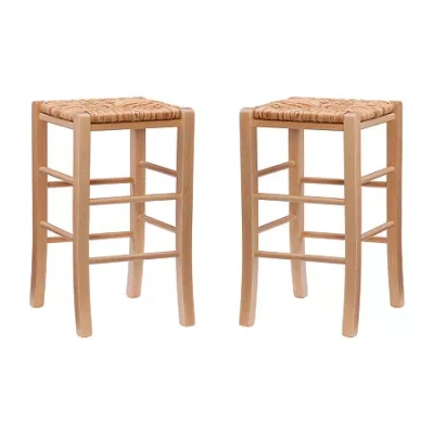 Asstd National Brand Ellery Kitchen And Dinning Room Collection 2-pc. Bar Stool In White