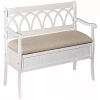 Asstd National Brand Elliana Storage Bench In White