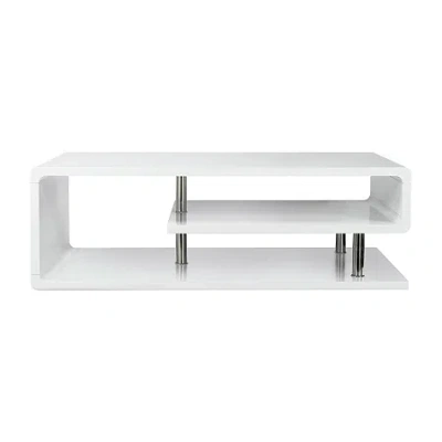 Asstd National Brand Emma Storage Coffee Table In White