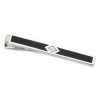 Asstd National Brand Enamel And Diamond Tie Bar In Metallic