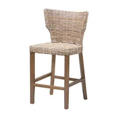 Asstd National Brand Enver Counter Height Bar Stool In Gray