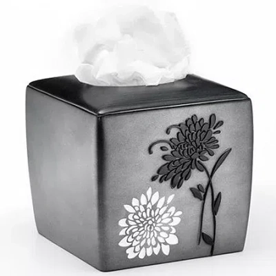 Asstd National Brand Erica Tissue Cover In Gray