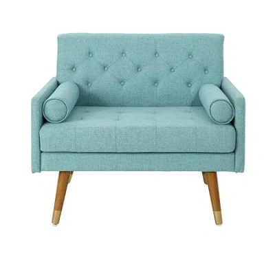 Asstd National Brand Eugene Track Arm Chair In Blue