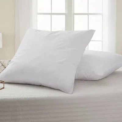 Asstd National Brand Euro Square Feather 2-pack Pillows In White