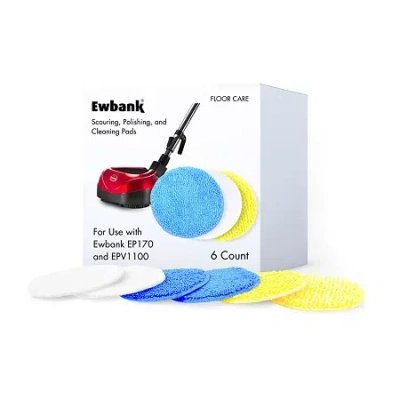 Asstd National Brand Ewbank Mixed Pads For Floor Polishers In White