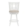 Asstd National Brand Fairfox Swivel Counter Stool In White