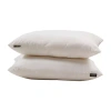 Asstd National Brand Farm To Home Organic Blended Down Alternative 2 Pack Medium Density Bed Pillow In White
