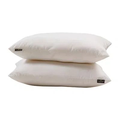 Asstd National Brand Farm To Home Organic Blended Down Alternative 2 Pack Medium Density Bed Pillow In White