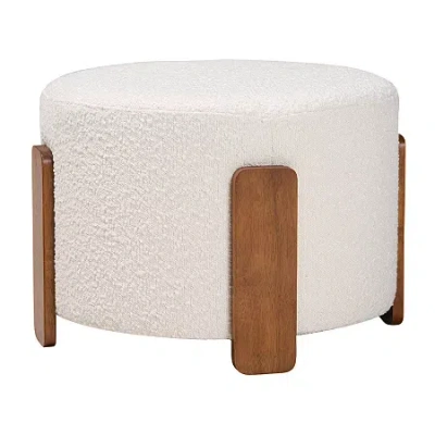 Asstd National Brand Finlay Ottoman Footstool In Sand
