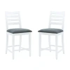Asstd National Brand Foden 2-pc. Counter Height Bar Stool In White