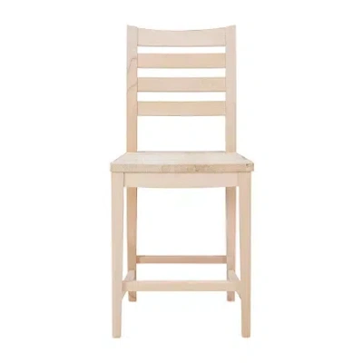 Asstd National Brand Foden 2-pc. Counter Height Bar Stool In White