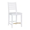 Asstd National Brand Foden Kitchen And Dinning Room Collection Counter Height Bar Stool In White