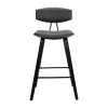 Asstd National Brand Fox 28.5" Upholstered Bar Stool In Gray