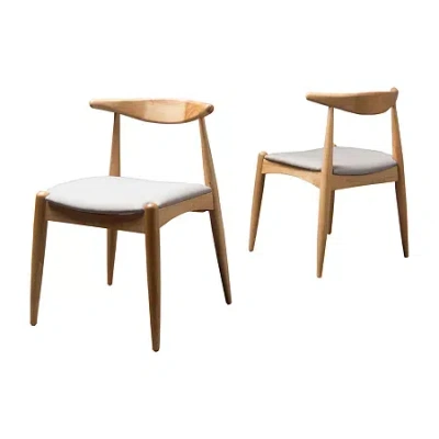 Asstd National Brand Francie 2-pc. Upholstered Dining Chair In Gray