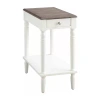 Asstd National Brand French Country Chairside End Table In White