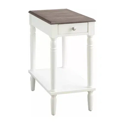 Asstd National Brand French Country Chairside End Table In White