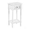 Asstd National Brand French Country Khloe 1-drawer Accent Table With Shelf In White
